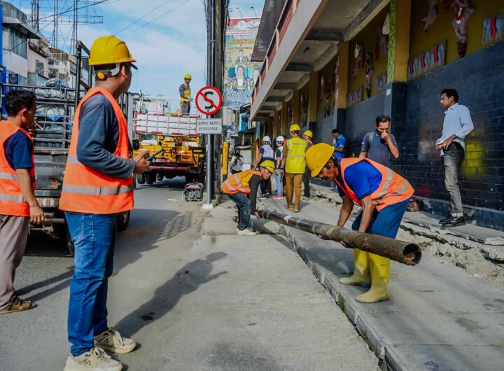 Tahun Ini, 12 Ruas Jalan di Medan Bebas Kabel Udara