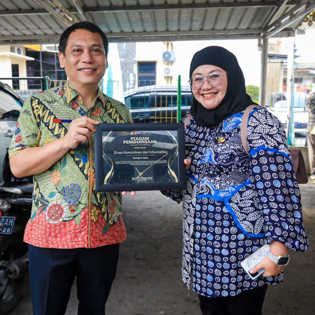 Lewat Komin TV, Diskominfo Medan Raih Peringkat Kedua Perangkat Daerah Terinovatif IGA 2025