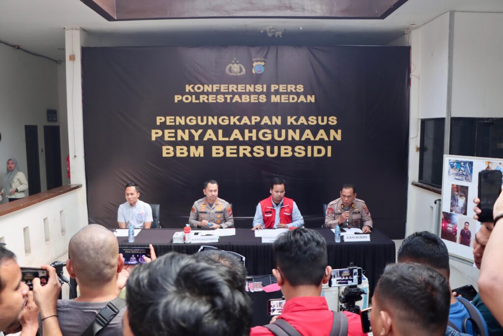 Polrestabes Medan Tangkap 10 Pelaku Penyalahgunaan BBM Bersubsidi