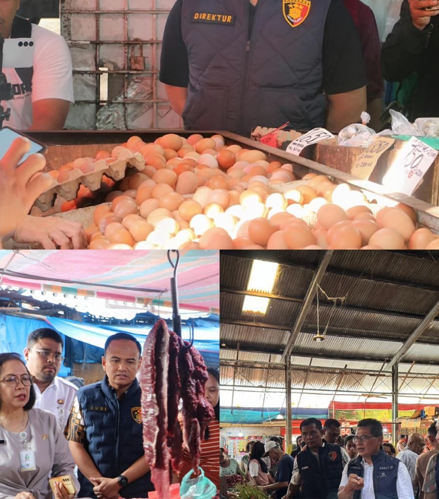 Subdit Indag Polda Sumut Sidak Harga dan Ketersediaan Bapokting di Pasar Kota Medan 