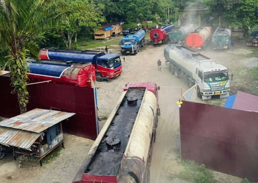 Warga Simpang Selesai Minta Kapolres Binjai Tertibkan Gudang Diduga Penampungan CPO Ilegal