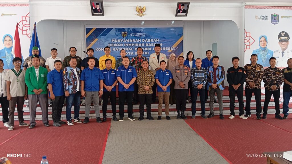 Ibrahim Buzhier Terpilih Aklamasi Jadi Ketua KNPI Kota Binjai Periode 2026-2029