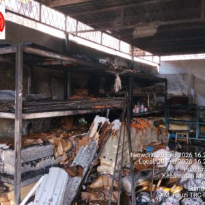 Gudang Tiner di Pulo Brayan Terbakar, Tak Korban Jiwa