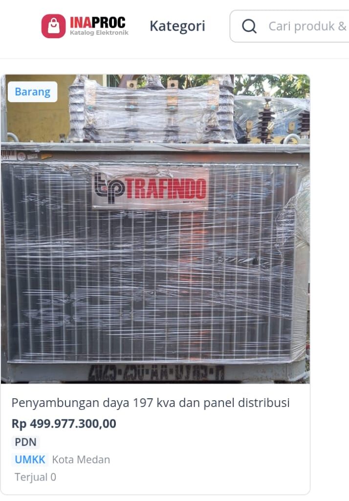 Diduga Monopoli Pengadaan Gardu Listrik 498Jt, Modusnya 6 Kali Penawaran