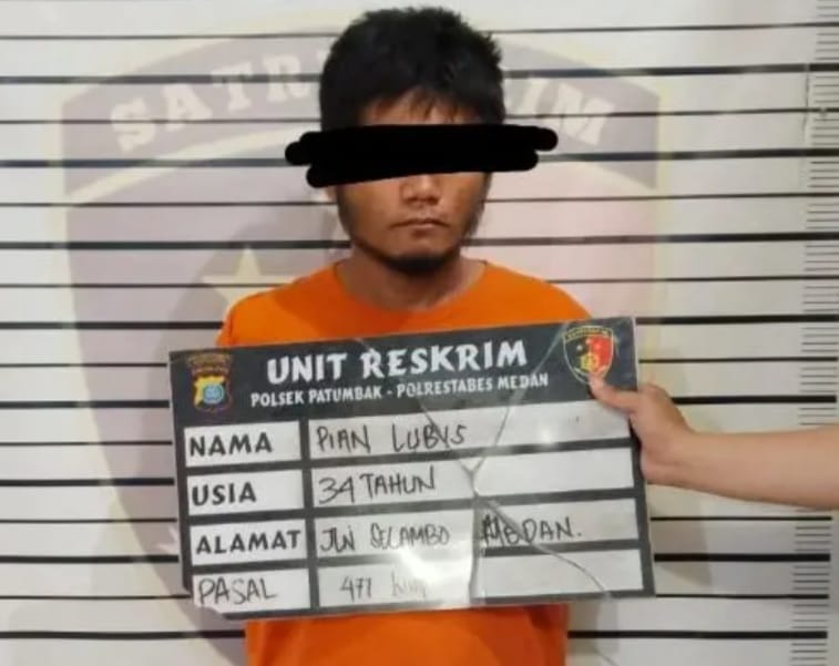 Polisi Tangkap Residivis Pencuri Motor di Minimarket Jalan Panglima Denai