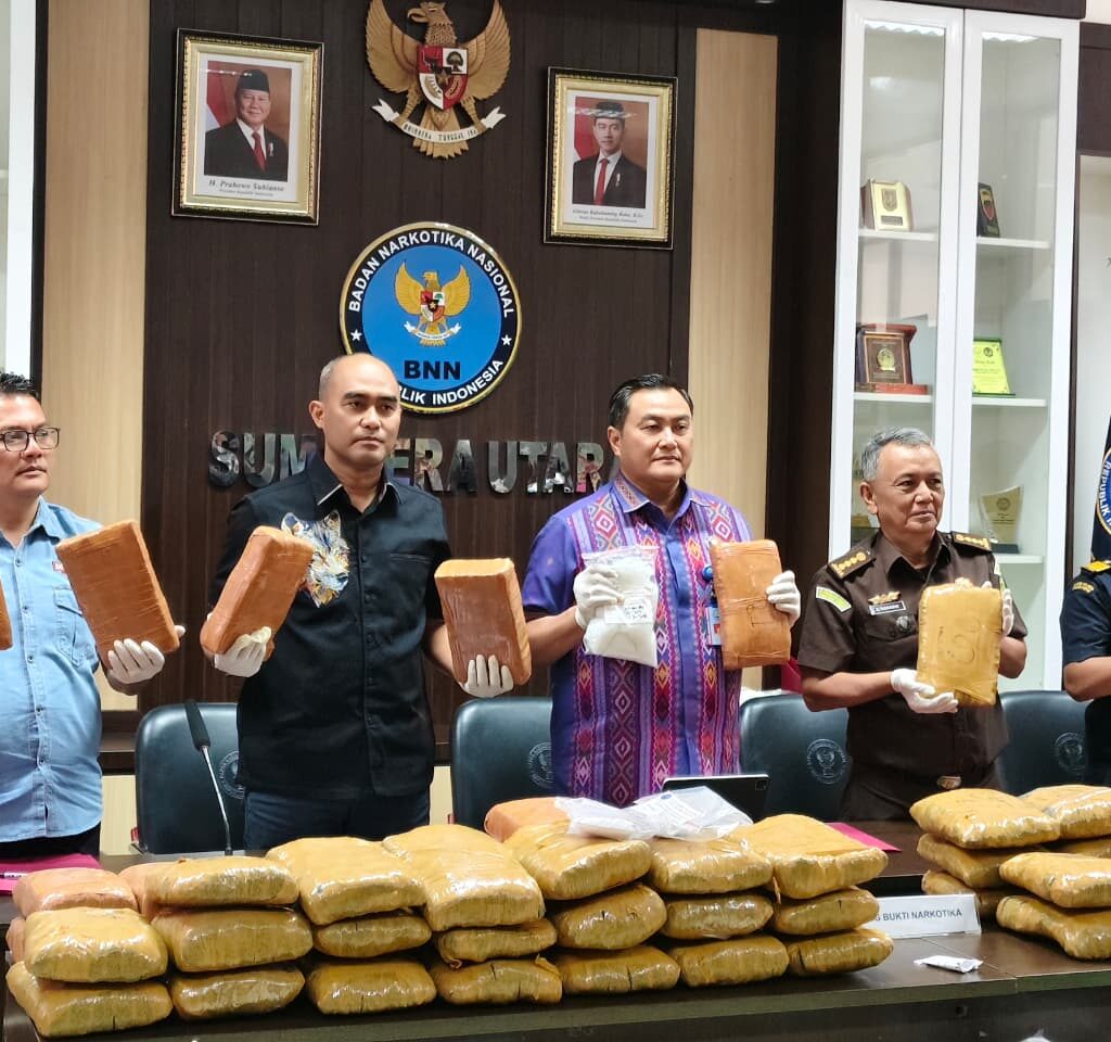 BNN: Sumut Peringkat 1 Penggunaan Narkoba di Indonesia