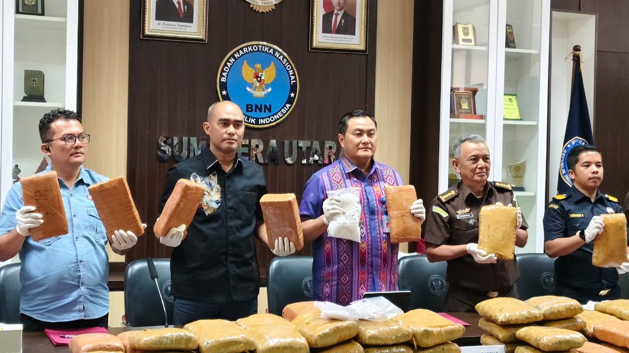 BNN: Sumut Peringkat 1 Penggunaan Narkoba di Indonesia