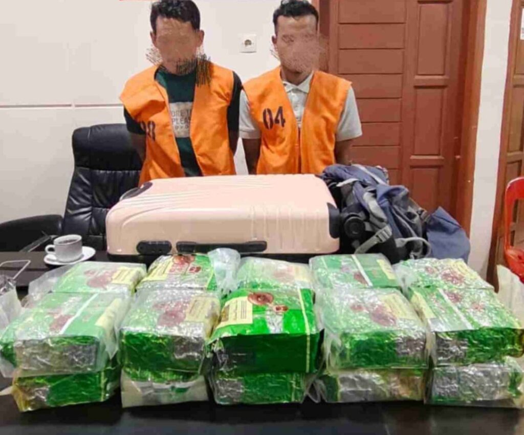 Polresta Deli Serdang Tangkap 2 Kurir 21 Kg Sabu, Dibawa dari Aceh Menuju Jakarta 