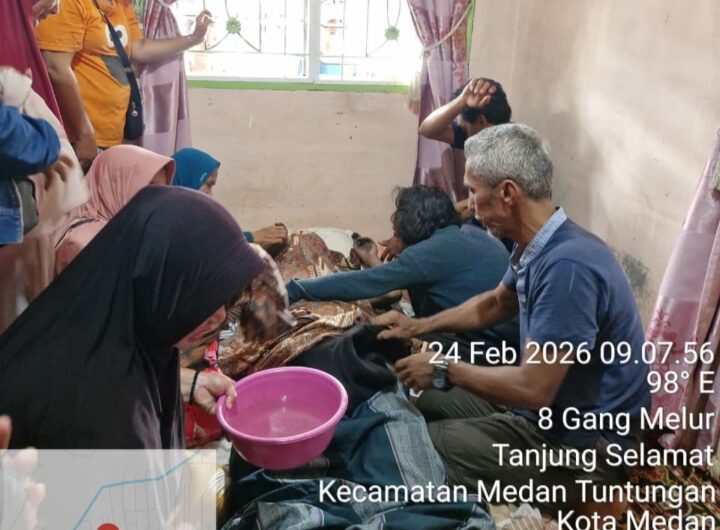 Pria Lansia Hanyut Saat Cari Daun di Sungai  Sei Belawan