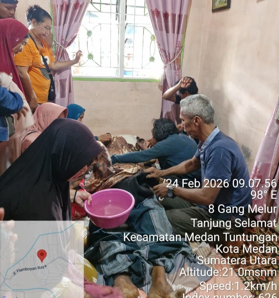 Pria Lansia Hanyut Saat Cari Daun di Sungai  Sei Belawan