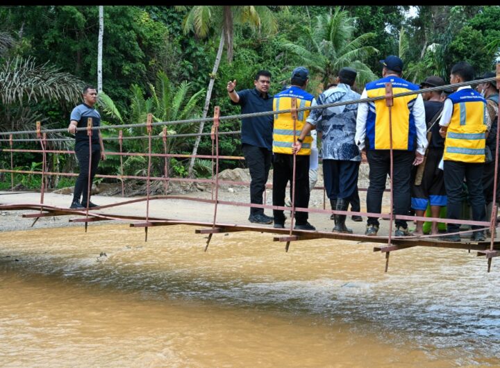 Gubernur Bobby Tinjau Sungai Tukka, Siapkan Tanggul dan Sabo Dam Cegah Banjir Susulan di Tapteng