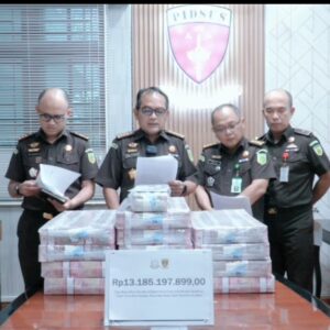 Kejati Sumut Terima Pengembalian Uang Korupsi Waterfront Pangururan Rp13,18 Miliar dari PT Hutama Karya