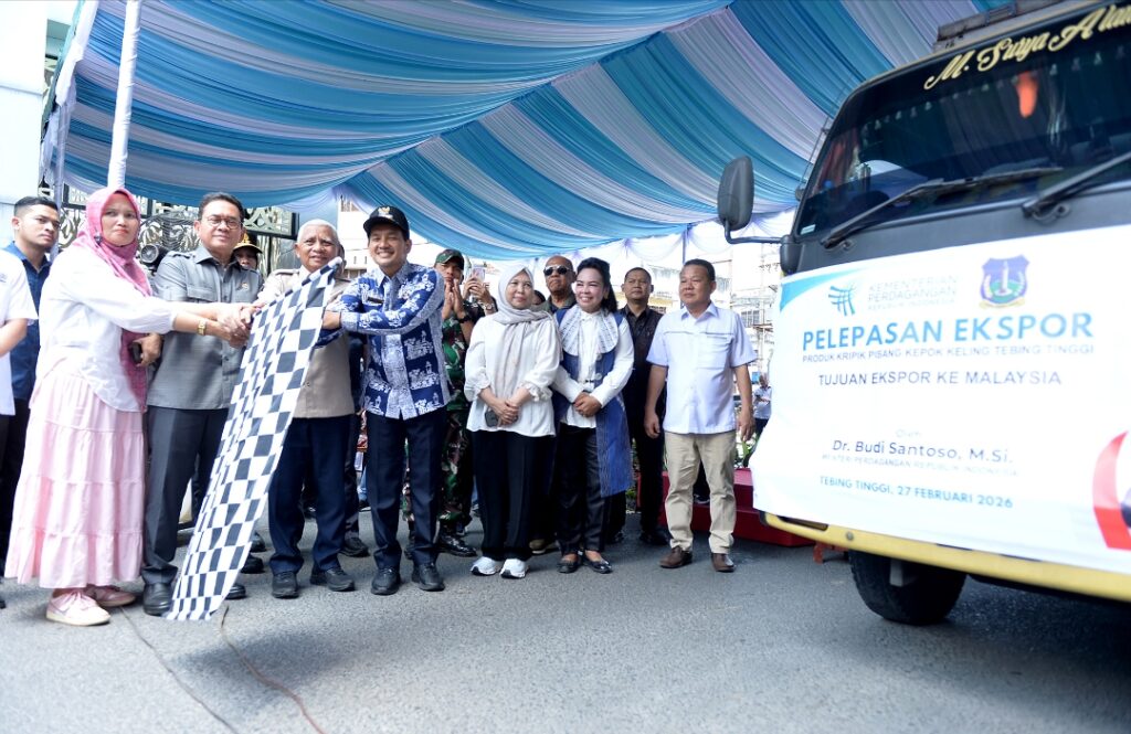 Mendag dan Wagub Sumut Lepas Ekspor 9 Ton Pisang Kepok Keling ke Malaysia