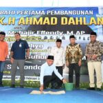 Wagub Sumut Letakkan Batu Pertama Masjid KH Ahmad Dahlan di UMSU