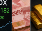 Rupiah, IHSG dan Emas Kompak Menguat
