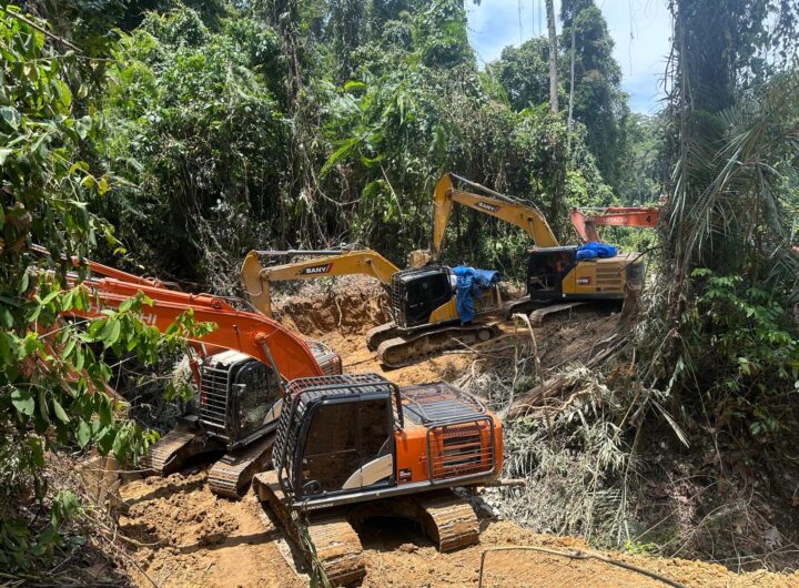 Polda Sumut Amankan 7 Pekerja Tambang Emas Ilegal di Madina dan 14 Escavator