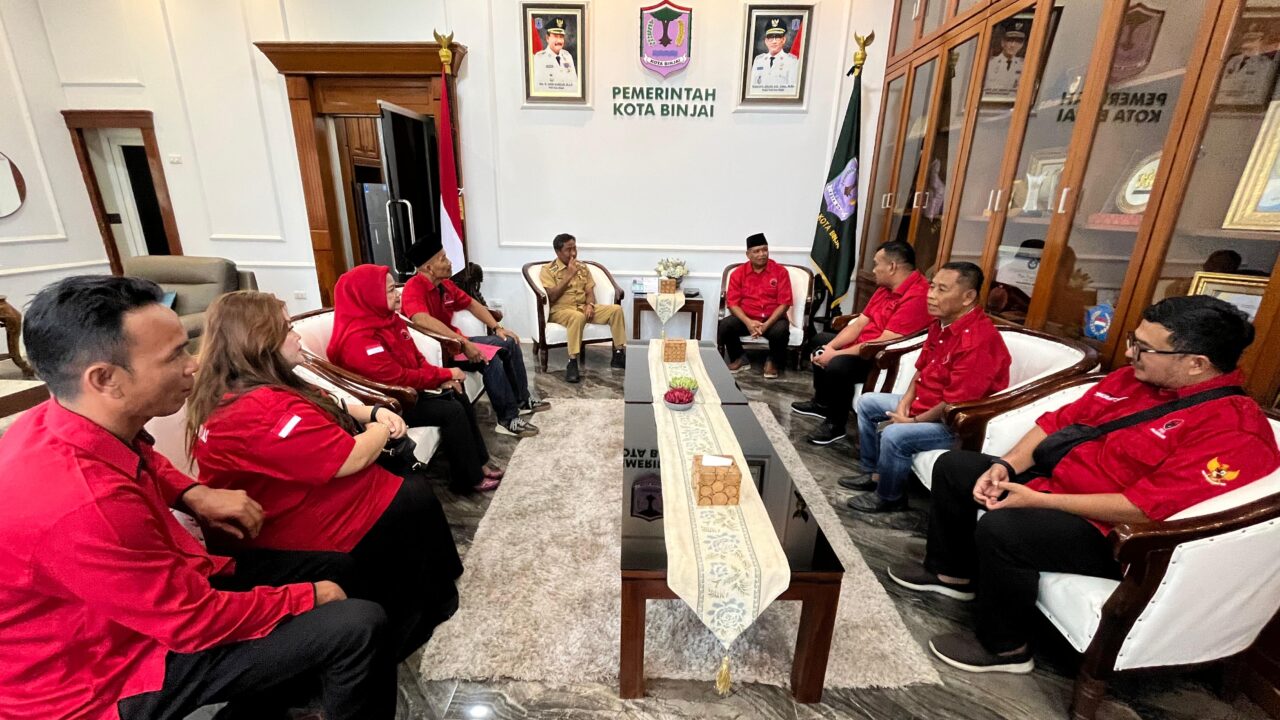 Audiensi dengan Wali Kota, Pengurus Baru PDIP Binjai Dorong Sinergi Pembangunan dan Perbaikan Benteng Kampung Tanjung