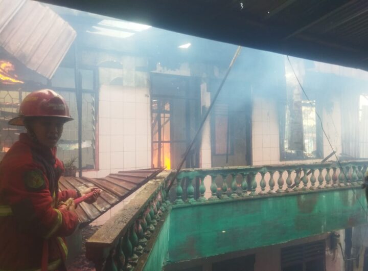 Kebakaran Lima Rumah di Medan Maimun 