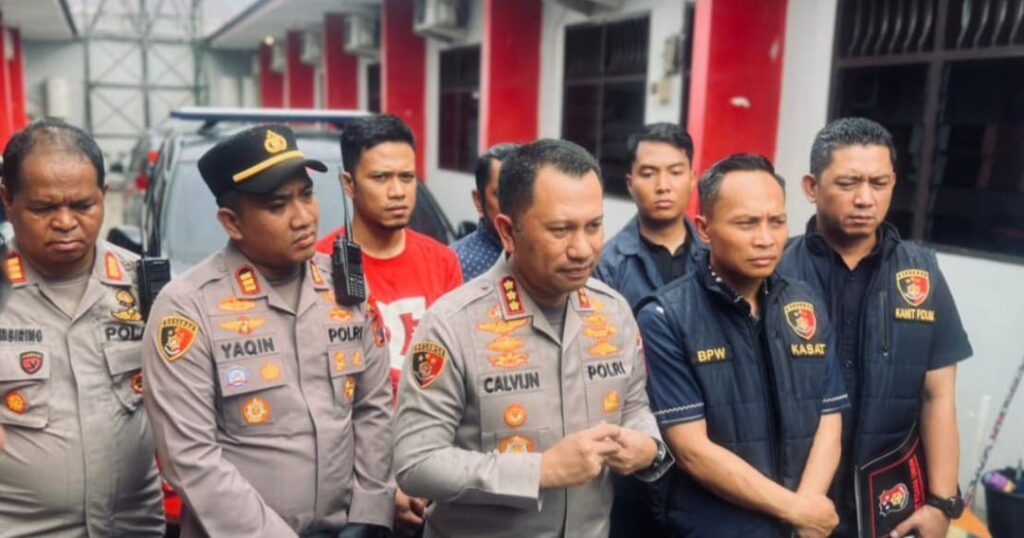 Polisi Pra Rekonstruksi Kasus Mayat dalam Kotak Box di Medan, Dimulai dari Kamar Hotel