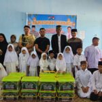 Satuan Narkoba Polresta Deli Serdang Berbagi Tali Asih di Rumah Yatim Beringin