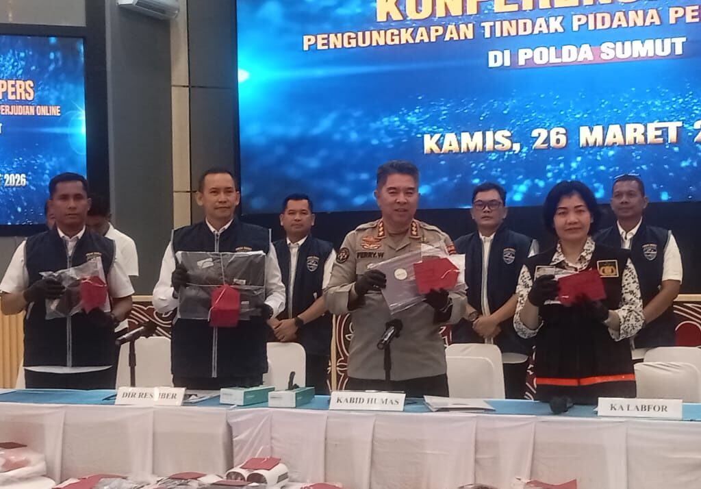 Polda Sumut Ungkap Judi Online di Royal Condominium Medan, 2 Tahun Beroperasi dan Omset Rp7 Miliar