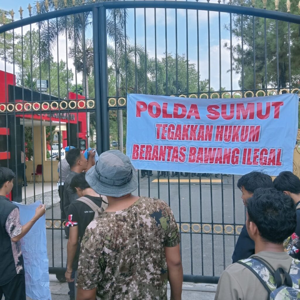 Petani Unjukrasa Minta Polda Sumut Tangkap Mafia Bawang Ilegal
