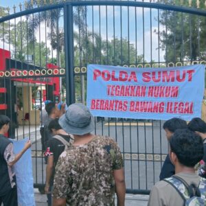 Petani Unjukrasa Minta Polda Sumut Tangkap Mafia Bawang Ilegal