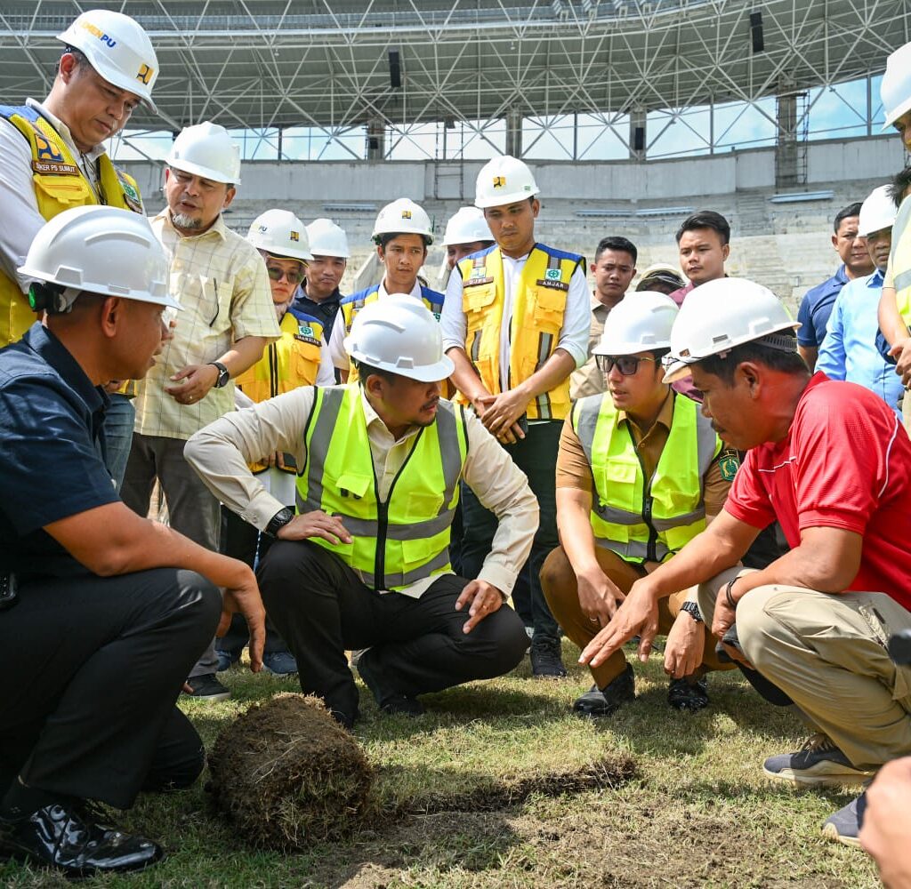 Tinjau Kesiapan Stadion Teladan untuk AFF U19, Bobby Nasution Harap Selesai Bulan Mei