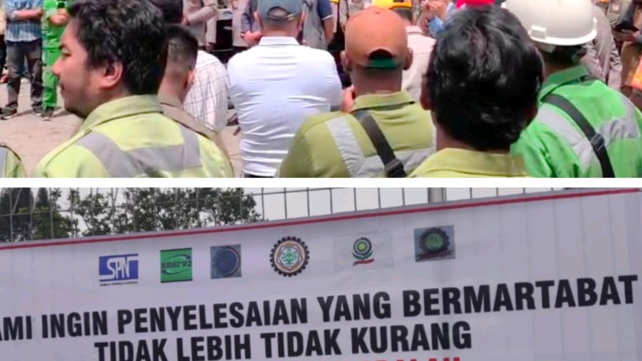Ratusan Karyawan PT TPL Gelar Aksi Damai Tuntut 1,75 Pesangon
