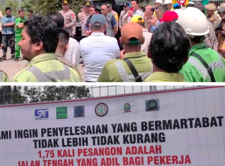 Ratusan Karyawan PT TPL Gelar Aksi Damai Tuntut 1,75 Pesangon