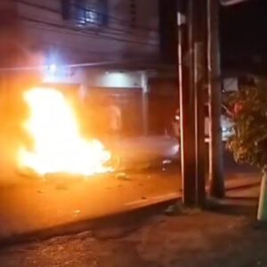 Tragis! Tabrak Motor Lawan Arah Pengendara CRF Luka Bakar