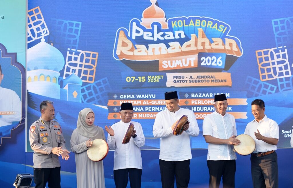 Pekan Ramadan Sumut 2026 Dibuka di PRSU, Bobby Nasution Ajak Masyarakat Perkuat Kebersamaan