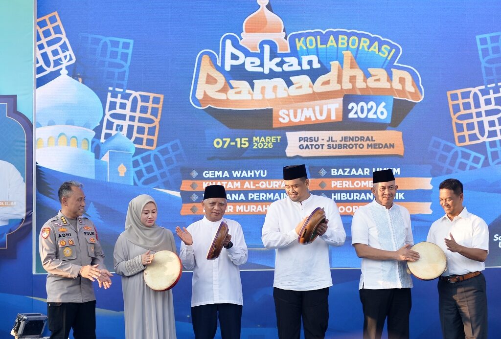 Pekan Ramadan Sumut 2026 Dibuka di PRSU, Bobby Nasution Ajak Masyarakat Perkuat Kebersamaan