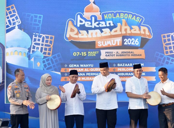 Pekan Ramadan Sumut 2026 Dibuka di PRSU, Bobby Nasution Ajak Masyarakat Perkuat Kebersamaan