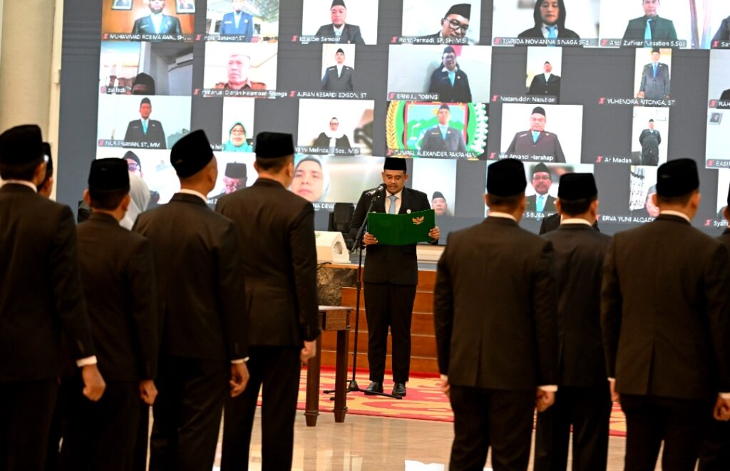 Lantik 308 Pejabat Pemprov Sumut, Bobby Nasution: Jangan Ada Pungli