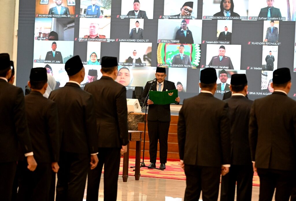 Lantik 308 Pejabat Pemprov Sumut, Bobby Nasution: Jangan Ada Pungli