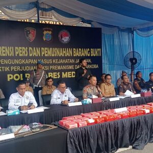 Ops Ketupat Toba 2026, Polrestabes Ungkap 119 Kasus dan 184 Tersangka Diringkus
