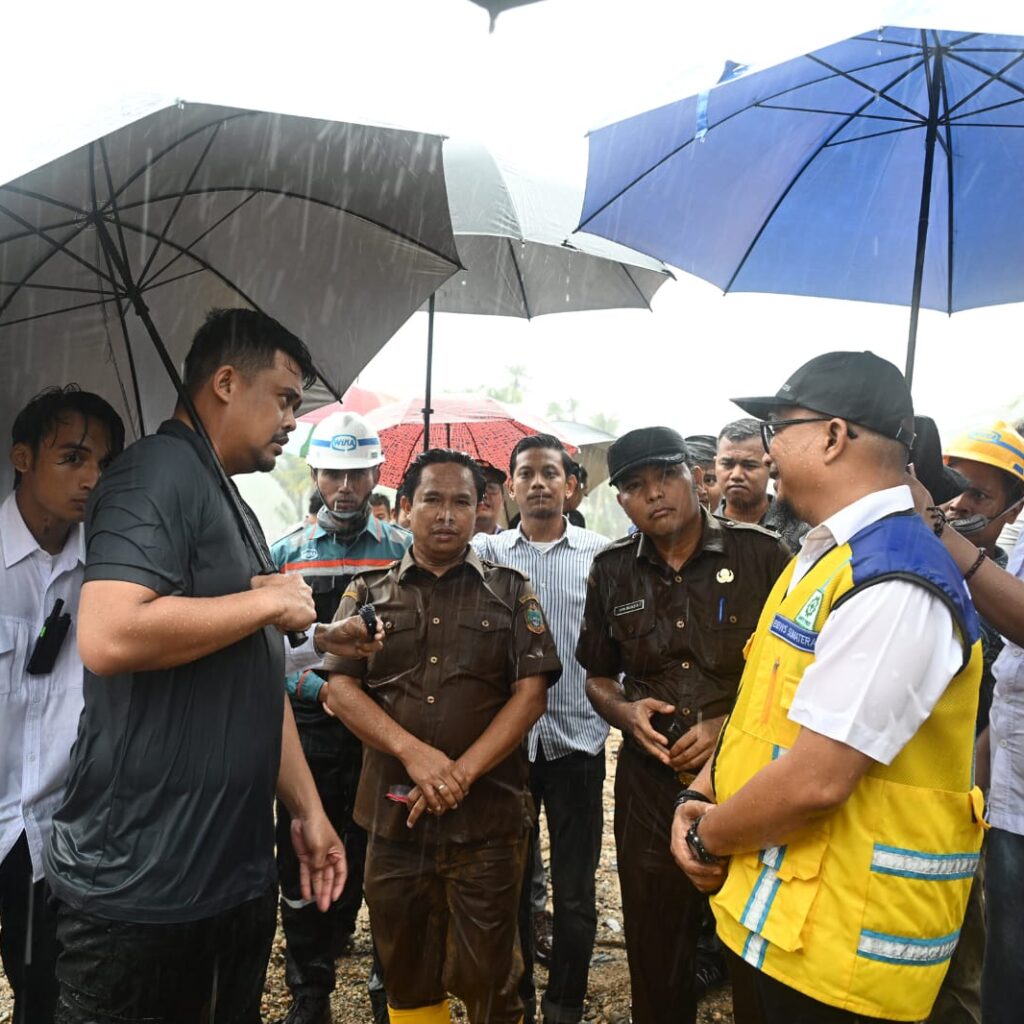 Gubernur Sumut Desak Percepatan Proyek Tanggul dan Sabodam Sungai Tukka