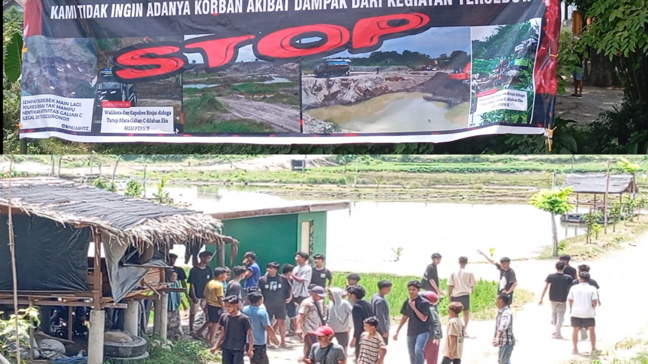 Ratusan Warga Binjai Timur Demo Galian C di Kawasan TPA, Tuntut Aktivitas Dihentikan