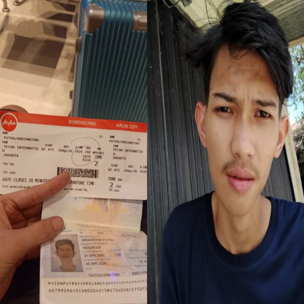 Ardiansyah Pemuda Asal Binjai Pulang dari Penjara Imigrasi Kamboja, Disambut Haru Keluarga