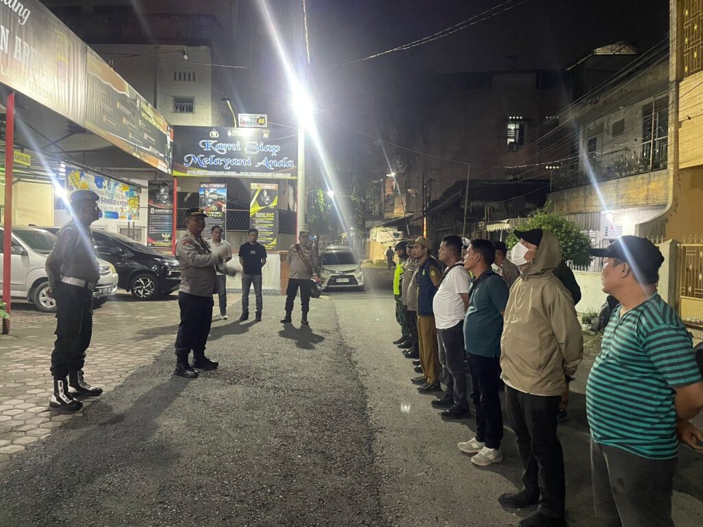 Cegah Kejahatan Jalanan, Polsek Medan Area Gelar Patroli 3 Pilar