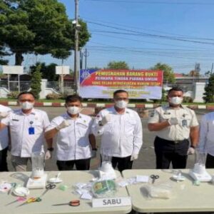 Kejari Binjai Musnahkan Barang Bukti 41 Perkara, Didominasi Kasus Narkotika