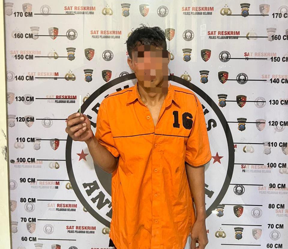 Polres Pelabuhan Belawan Ringkus Pelaku Begal Motor, Urine Positif Narkoba