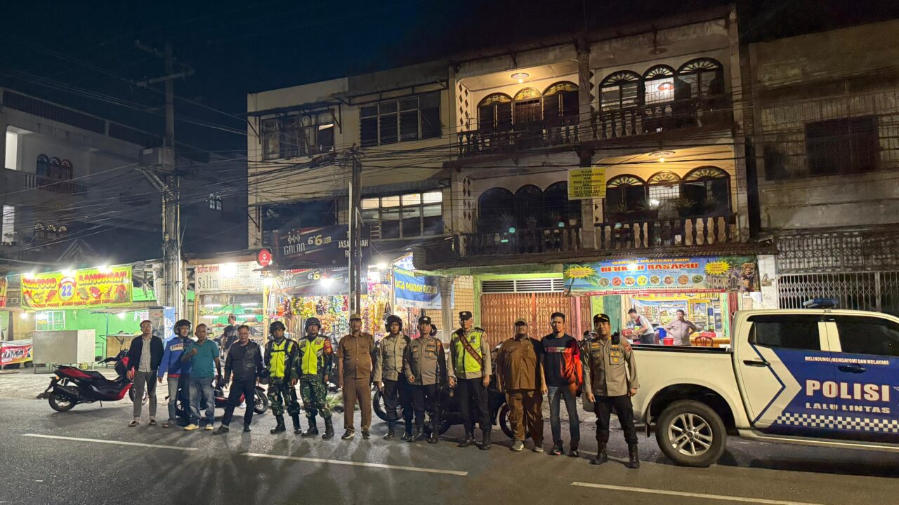Patroli 3 Pilar Polsek Medan Area Sambangi 9 Titik Rawan