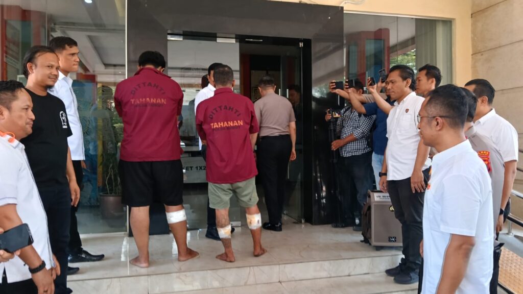 2 Begal Sadis Belawan Ditembak Polda Sumut Positif Sabu