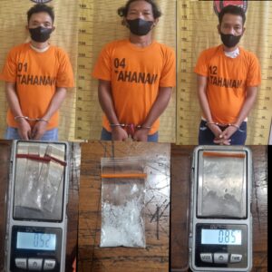 Tiga Terduga Pengedar Sabu Ditangkap di Binjai Timur, Polisi Sita Barang Bukti