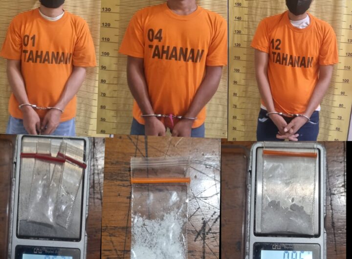 Tiga Terduga Pengedar Sabu Ditangkap di Binjai Timur, Polisi Sita Barang Bukti