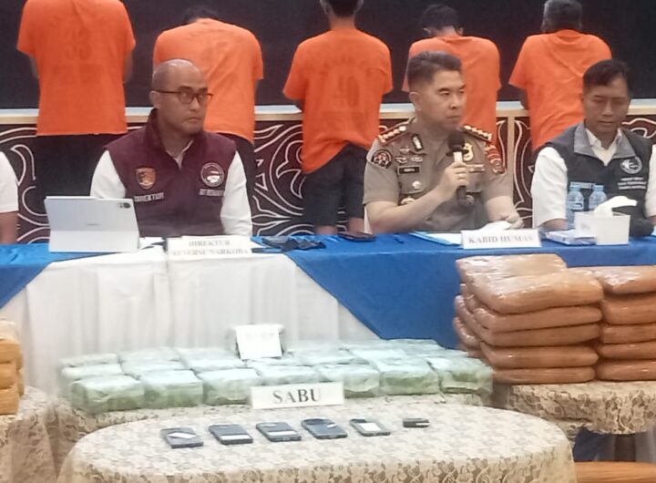 Operasi Sehari, Polda Sumut Amankan 72 Kg Sabu dan 151 Kg Ganja dari 5 Tersangka