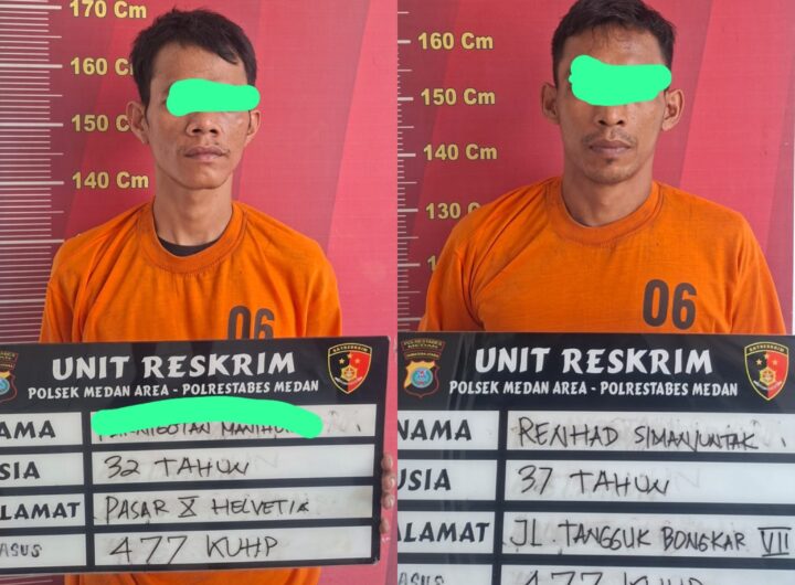 Polsek Medan Area Ringkus 2 Pembobol Klinik Gigi Jalan Halat