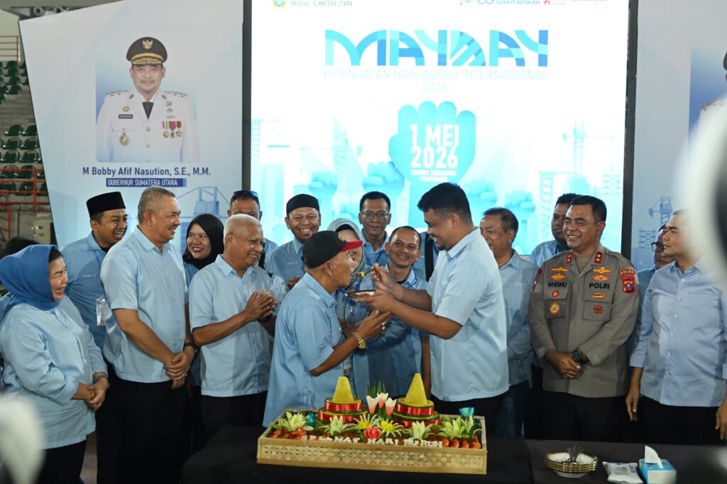 May Day 2026 di Sumut, Bobby Nasution Tegaskan Kesejahteraan Buruh Jadi Prioritas